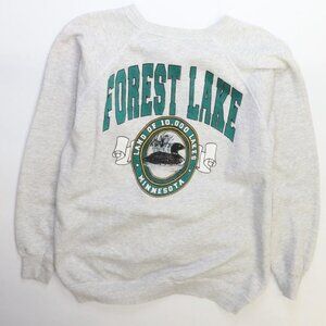 Forest Lake 10000 lakes minnesota shirt sweatshirt grey